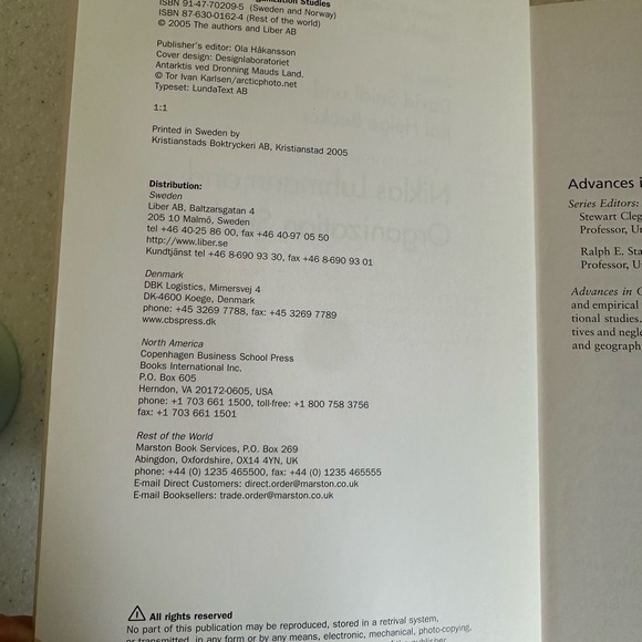 Niklas Luhmann & Organization Studies Advances in Organization Studies Book v.14 - Picture 4 of 12